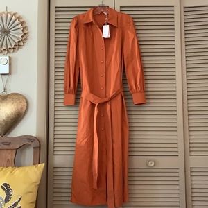 NWT Tory Burch Artist Dress - Tuscan Orange